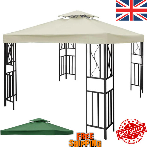 3x3m gazebo replacement canopy - 3x3m,