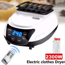 2300W Heated Clothes Horse Dryer Indoor Electric Washing Laundry Airer Dryer UK