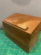 Wooden Recipe Box