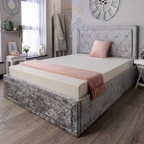 Milo crushed velvet ottoman - milo,