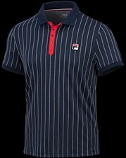 Fila Bjorn Borg Heritage Polo - Blue U.S Open Performance Tennis Shirt - RRP £60