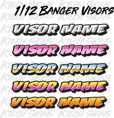 Visor names 12th - 25, 1/12th