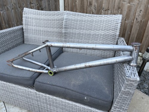 Raw bmx frame - raw, with