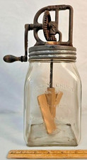 Antique 2 Qt.  DaZey No. 20 Butter Churn Hand Crank PATENT DATE Feb. 14, 1922