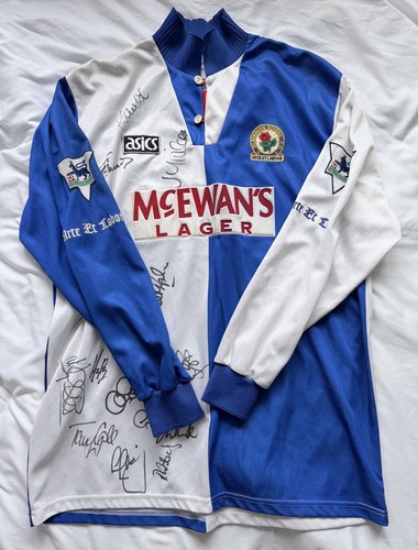 Blackburn rovers match worn - rovers,