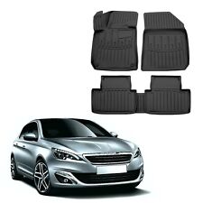Rubber Mats Rubber Floor Mats For Peugeot 308 2013-2021 Scoutt Super Quality