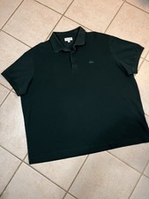 Lacoste Mens Dark Green Cotton Polo Shirt Size 4XL Casual Fit