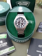Citizen Men's Eco Drive Royal Marine Commando Titanium Watch