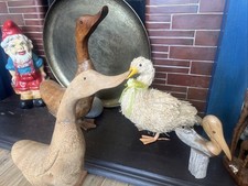 Four Wooden Display Duck