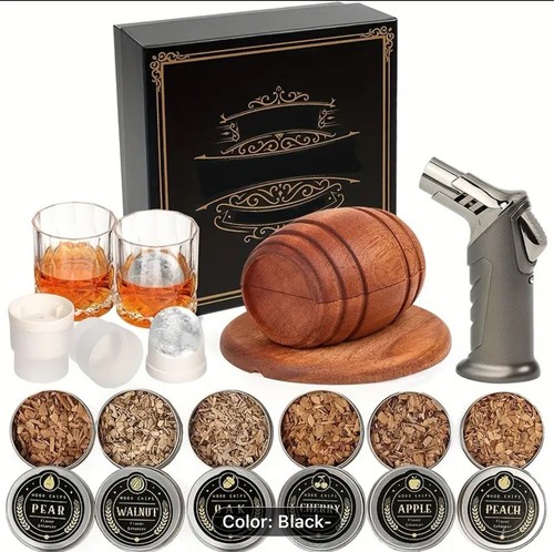 Whiskey smoker kit with - smoker, torch