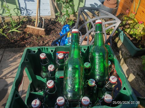 Crate grolsch bottles - crate, of