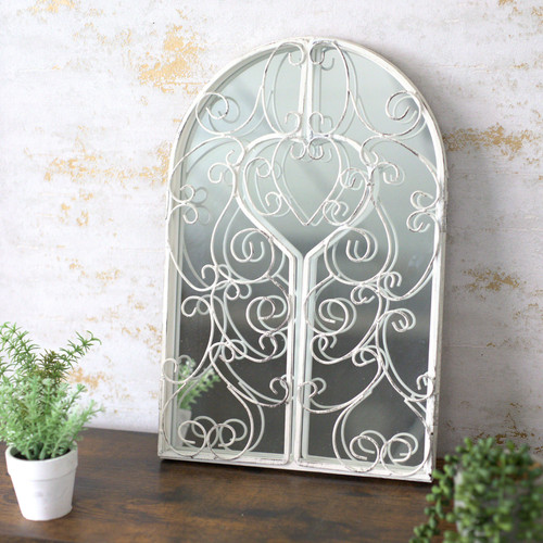 Hanging wall shutter mirror - hanging,