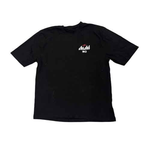 Asahi beer black shirt - black,