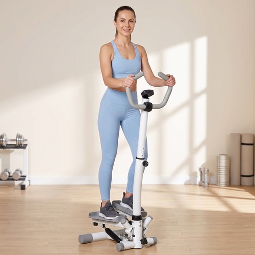 Adjustable twist stepper step - adjustable,