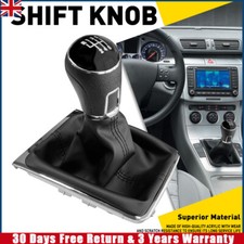 For VW Passat B7 CC 358 2011 - 2016 6 Speed Black Gear Knob & Gaiter 3AA711113A