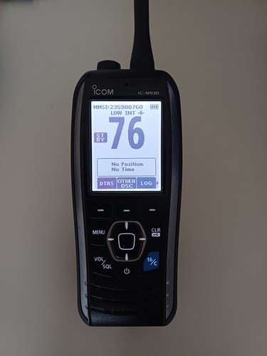 Icom vhf marine radio - marine, m93d