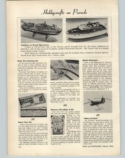 1954 PAPER AD Article Revell Models Chris Craft Navy's PT 212 Double Cabin Boat