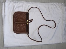 Fossil brown leather crossbody