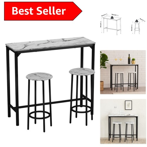 Stylish compact white marble - stylish,