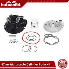 47mm 70cc Cylinder Kit For Yamaha DT50 TZR 50 AM6 Minarelli Aprilia MX50 AF1 50