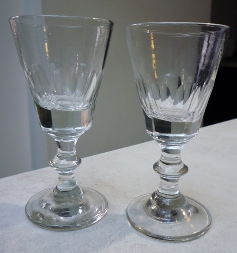 Antique facet cut sherry port - facet,