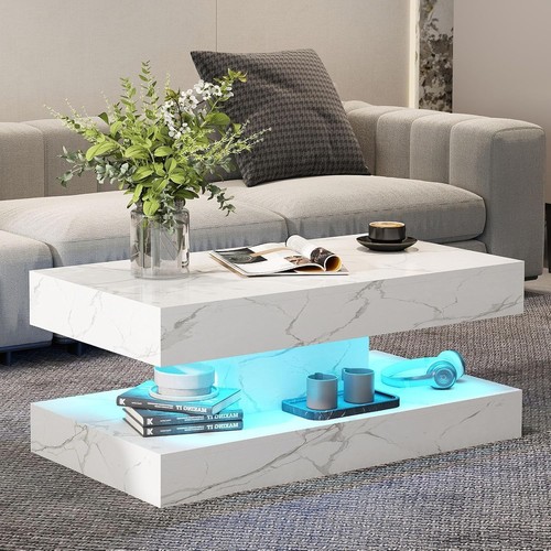 White marble coffee table - table, for