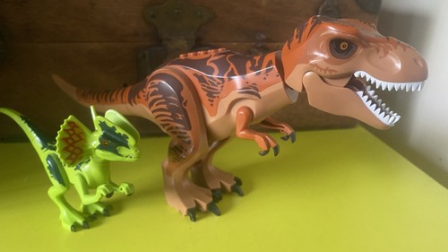 Lego jurassic park rex - lego, t