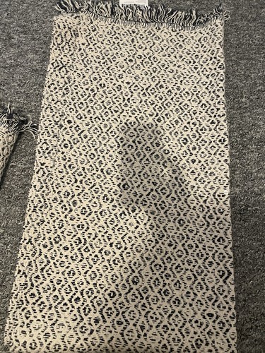 Flatwoven rug black - flatwoven,