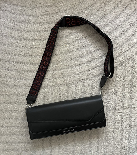 River island black - river, faux