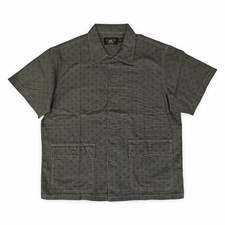 RRL Double RL Ralph Lauren Print Ripstop Evanston Camp Shirt Olive