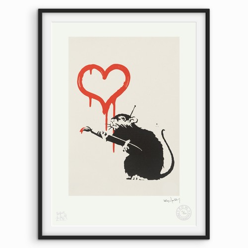 Banksy love rat limited - -,