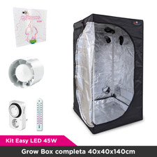 Kit Grow Box completa 40x40x140cm con LED Quantum Board 45W