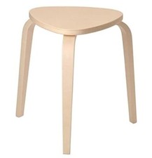 IKEA KYRRE 3-legged stool side table Birch stackable ~ BRAND NEW