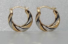 9ct Yellow & White Gold Ladies