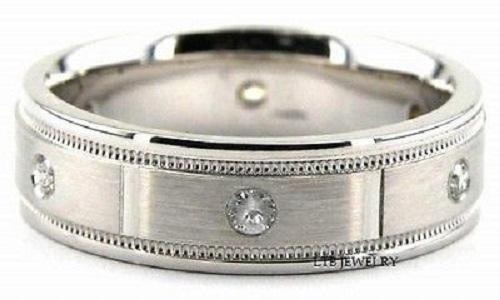 Mens platinum diamond wedding - diamond,