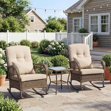 3 Piece Rattan Garden