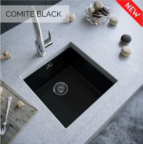 Matt black comite - matt, bowl