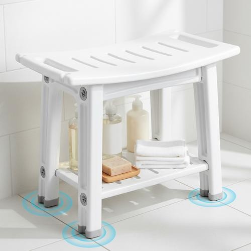 Tier shower foot rest - foot,