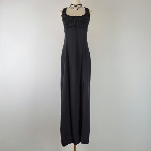 Vintage niki levas black - vintage, maxi