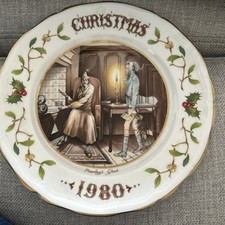 AYNSLEY 1980CHRISTMAS PLATE