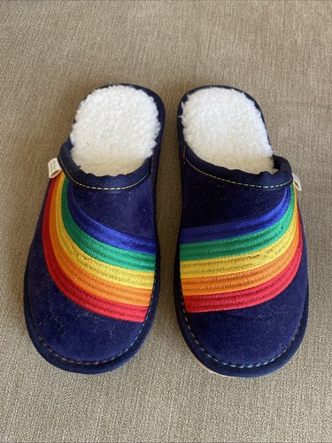 Little bird rainbow slippers - bird,