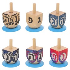  6 Pcs Spin Tops for Games