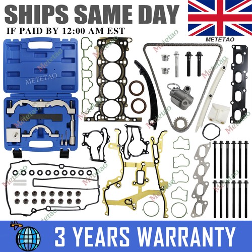 Head gasket set timing chain - set, &