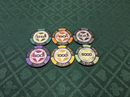 Chip sample poker set - sample,