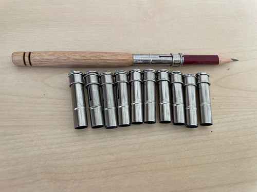Metal pencil extenders - 10,