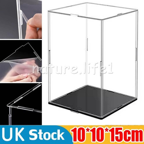 15cm acrylic clear perspex - 15cm, h