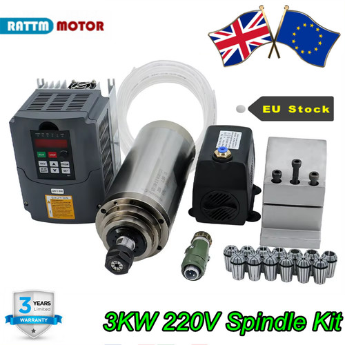 3kw cnc spindle - kit, 220v