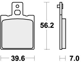 Sbs brake pads - brake,