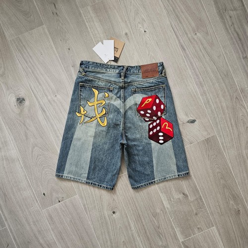 Palace evisu denim jorts - evisu,