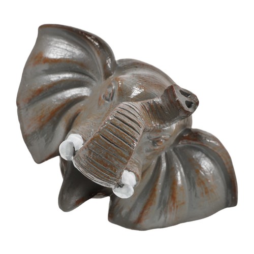 Resin elephant head fountain - elephant,
